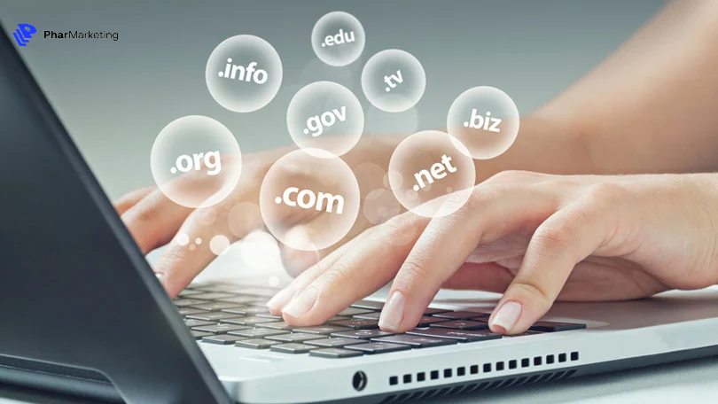 Một số domain được sử dụng phổ biến hiện nay như .com, .org, .net,...